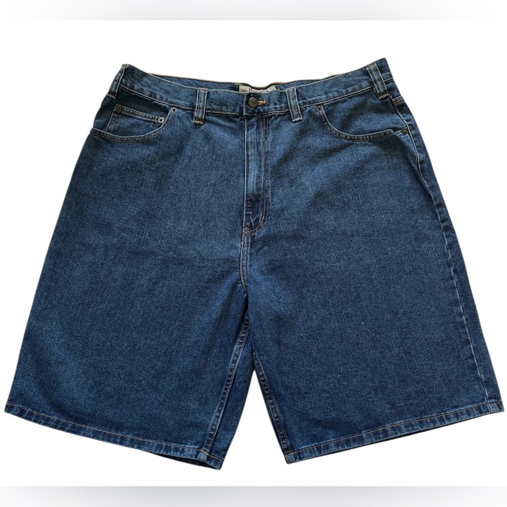 Vintage Men’s Big Mac Workwear Blue Denim Shorts Size 38